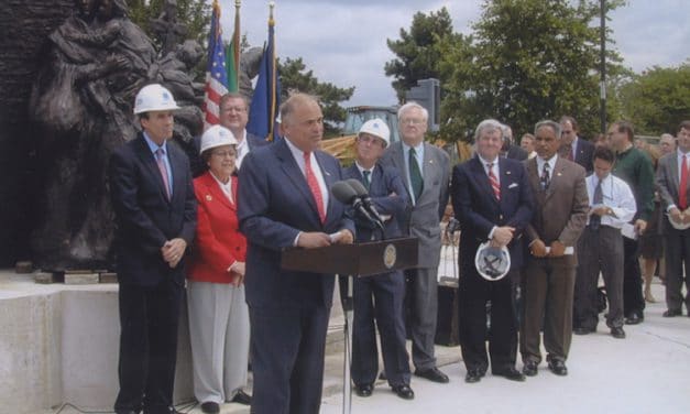 Installation of the Monument